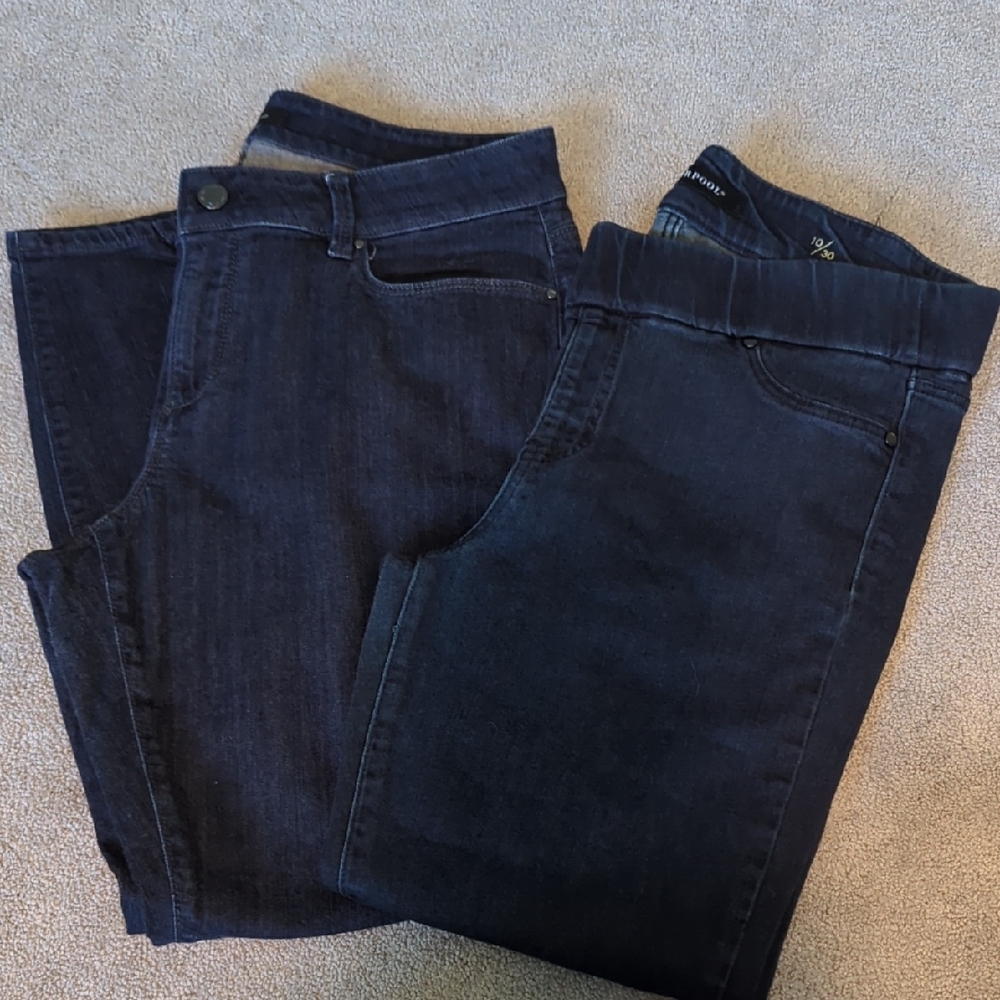 Ann Taylor Dark Blue Skinny Jeans
